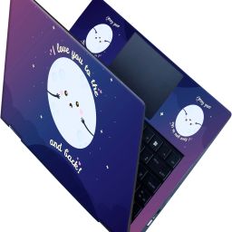 Flipkart SmartBuy _All Panel_ White moon_Premium Vinyl laptop Skin_ Vinyl Laptop Skin Compatible for 15.6 inch-image-10
