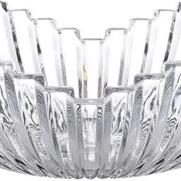 Glass Decorative Bowl 11 Inch Modern Designer Decorative Glass Fruit Bowl Disposable-13