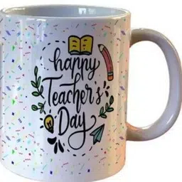 manorath Happy Teachers Day White Printed Ceramic Coffee mug Ceramic Coffee Mug-picture-36