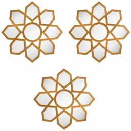 3 Pcs Wall Hanging Bathroom Mirror-image-2