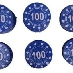 100RS PLASTIC CURRENCY TOKEN COINS COUNTERS CHIPS POKER PLAYING DENOMINATION-18