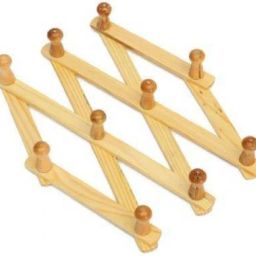 Wooden Wall Hooks Set for Clothes | Adjustable Wall Hanger Door Hanger-image-67