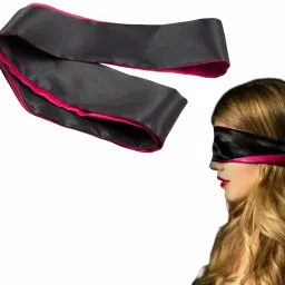 Soft Silk Satin Ribbon Sleeping Eye Mask-image-49