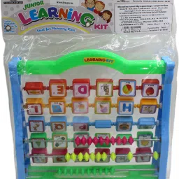 neoinsta shopping Medium size plastic body abacus learning kit to learn capital ABCD|word for kid image 3