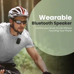 Portronics Talk Three Wearable with Mic,Spring Clip-On,10Hours Playtime 2 W Bluetooth Speaker image 2