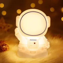 Cute Astronaut Kids Night Light, Silicone Night Light, LED Lamp Night Lamp-image-2
