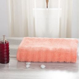 maspar Peach Solid 550 GSM Cotton Bath Towel-picture-42