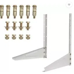 Heavy Duty Split AC (Air Conditioner) Outdoor Unit Wall Mounting bracket Stand 500, 160 Shelf Bracket-22