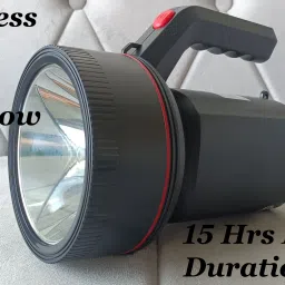 sai 350 High Watt LED With 3 Km Long Range,4 Modes & Jumbo Strong Heavy Weight Torch 15 hrs Torch Emergency Light image 3