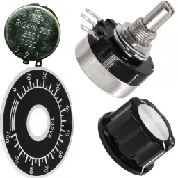 500 Ohms B501 RV24YN20S Potentiometer, A-03 Knob & Dial Plate Rotary Potentiometer-72