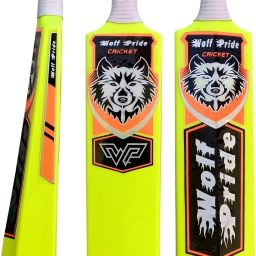 Kids PVC/Plastic Orange/W Lemon Tennis Cricket Bat (400g) Size5 #-N PVC/Plastic Cricket Bat For 9 - 11 Yrs-image-86