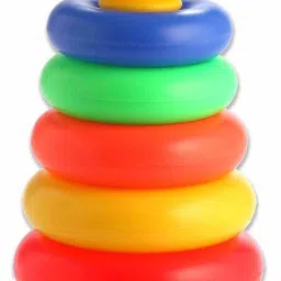 Smiley Stacking Colouring Teddy Rings for Kids 5 pcs Multi Color, Stacking Toy- malticolor…-34