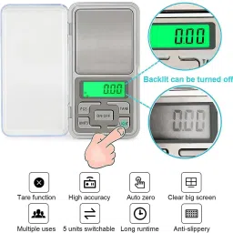 primetreads Auto Calibration 200gm Weighing Machine 0.01 to 200 G Weighing Scale image 3