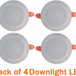 Round 6500K 700 lm for 3 Inch Junction Box LED DownLight White Pack of 4 Recessed Ceiling Lamp-16