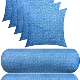 changers 5 Cushion And 2 Microfibre Floral Bolster Pack of 7-picture-48