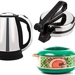 Combo OF Roti Maker with Electric Kettle & Casserole Combo Pack R-109 Roti/Khakhra Maker-9