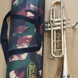 trumpet bb nd(nadirali) model gold with army bag Bb Trumpet-47