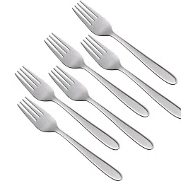 12 dinner fork 20cm Stainless Steel Dinner Fork Set, Silver Silver Table Spoon Set-image-27