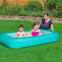 51115 (IND*44) Inflatable Swimming Pool 5.5 Foot Kids (Green) With Free Pump Inflatable Swimming Pool-34