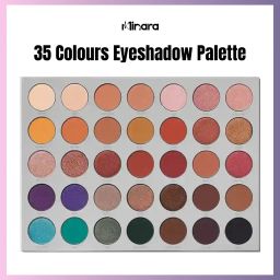 35 Colour Eyeshadow Makeup Palette -Highly Pigmented, Matte & Shimmer 84 g-image-53