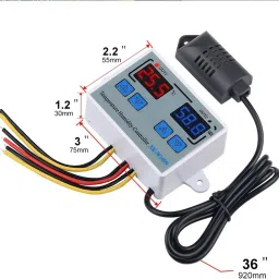 Solnoi Electronics W1099 Digital Temperature Humidity Controller Home Fridge Thermostat Humidistat 10A Multipurpose Controller image 2