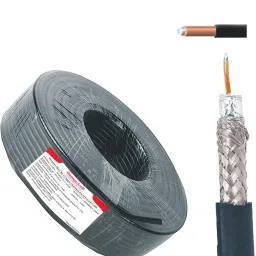 Shivpriya TV-out Cable Plus2 RG-6 Copper Clad Steel Coaxial 100 Mtr Cable-17