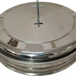 Single Tray Communion Set Without Bottom Ring with Lid | Lightweight, Portable Tray Serving Set-25