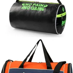 18 L Gym Duffel Bag - Duffel Gym Bag WITH Pocket for Men Women BOYS WITH COMBO - Multicolor, Multicolor-image-5