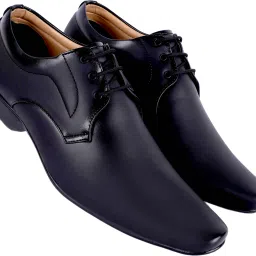 Men & boys stylish comfortable attractive leather formal shoe (Black) Lace Up For Men-picture-21