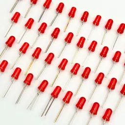 Red LED 5mm| Pack of 100 | Diffused LEDs | 3–5V | DIY Projects | Electronic Components Electronic Hobby Kit-30