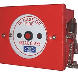ECO FIRE Manual Call Point MCP with Chain and Hammer Feachers image 1