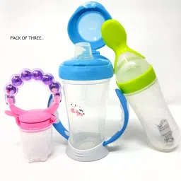 baby spoon feeder /feeder with handle/Fruit Feeder Pacifier(pack of three) Feeder-14