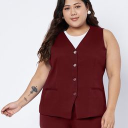 brinns Solid Women Waistcoat-picture-28