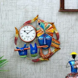 craft tree Blue Iron Traditional Wall Clock-picture-41