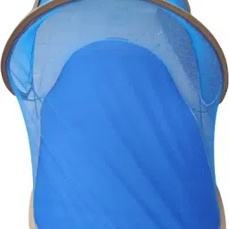 a one Polyester Kids Washable Mosquito Net For 0 To 3 Year Baby Size109cm x 53cm x 48cm Popup Mosquito Net image 2