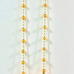 Handcrafted Orange Pom Pom Door Hanging – 29" Festive Wall Decoration Toran-image-43