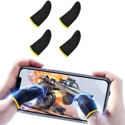 finger sleeve for pubg and all smartphone gaming pack of (4) Finger Sleeve-image-5