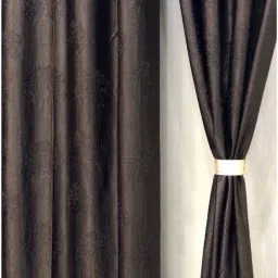 152.4 cm (5 ft) Polyester Room Darkening Window Curtain (Pack Of 2)-14