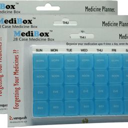 28 Case, Pill Organizer Box with 28 Compartments with Day and Time ( Pack of 3 )_ Medicine Dispenser-41