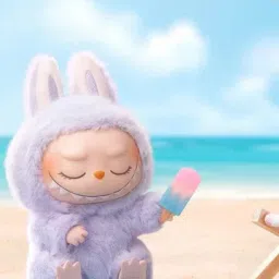 Labubu Plush Keychain, Multipurpose Decorative Soft Toy - 13 cm-16