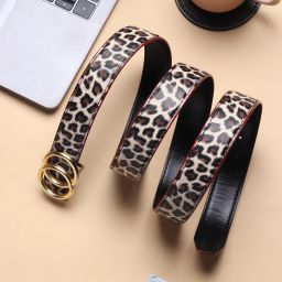 Women Casual, Formal, Party Gold Texas Leatherite, Artificial Leather Belt-image-8
