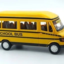 Wheely Fun! Colorful Mini Plastic Tempo School Bus Toy for Kids-image-34