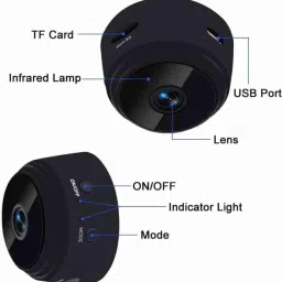 HomeEye A9 Mini Camera WiFi Wireless Monitoring Security Protection Remote Monitoring Instant Camera image 3