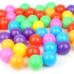 50 Pcs colorful Non Toxic Soft Plastic balls for Kids Tent, Play House, Pool, Pond Swim Tent Toys 9 CM Diameter (Multicolor)-17