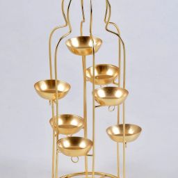 AHC-291 Gold Iron Table Lantern-image-24