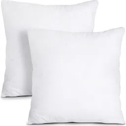 cushion 14x14 inch set of 2 pillow insert for sofa (35*35 cm) Polyester Fibre Solid Cushion Pack of 2-4