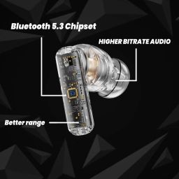 highnotes Backup, Low Latency Gaming, Made in India, 5.3v Bluetooth Headset image 3
