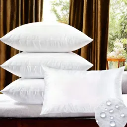 LUXURY Polyester Fibre Solid Sleeping Pillow Pack of 4-image-63