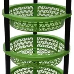 Fruits/Vegetables Kitchen Rack 4Layer Multi-purpose Kitchen Storage Basket Kitchen Rack Plastic-image-8