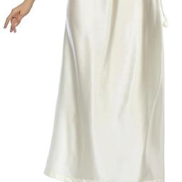 KAVYA DESIGNERS White Satin Petticoat35 Pure Satin Petticoat-image-50